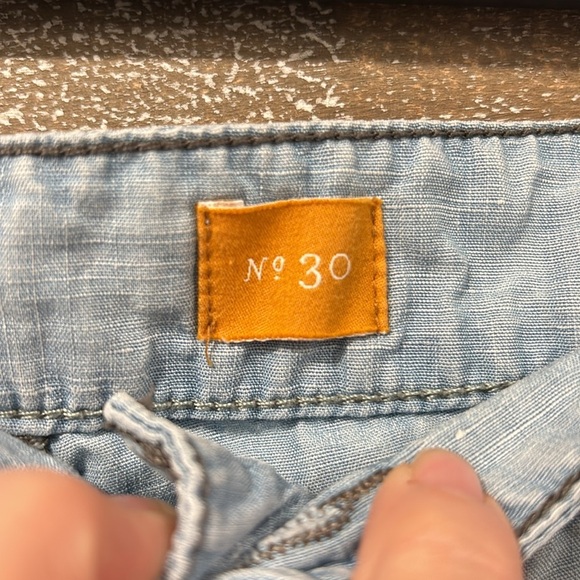 Pilcro and the letterpress by Anthropologie chambray denim pant size 30 - Picture 4 of 9